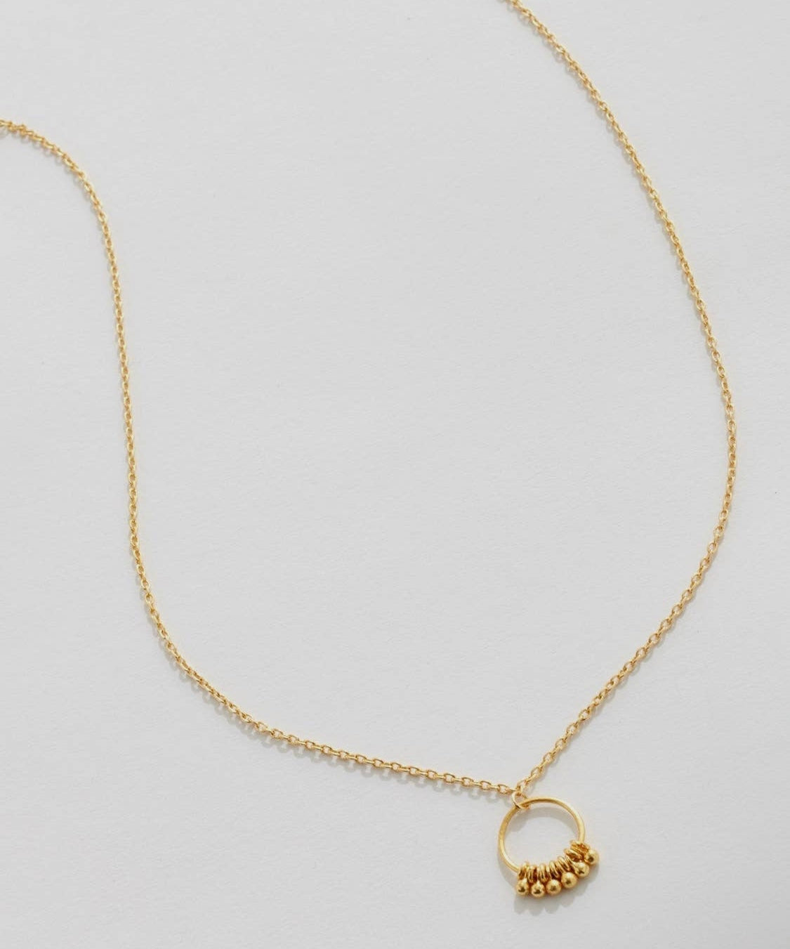 Circle Mini Charm Necklace | Downeast