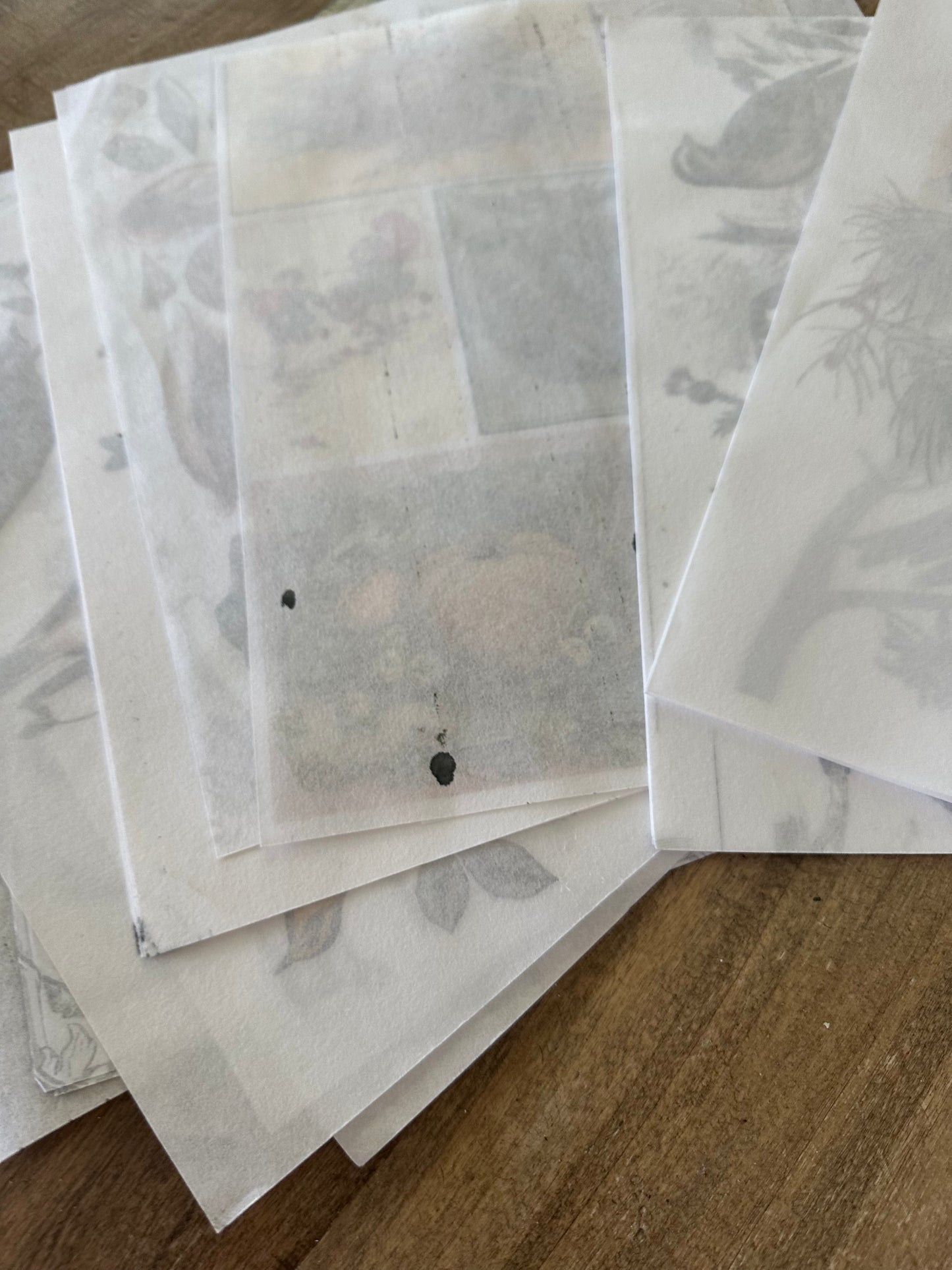 Decoupage A4 Rice Paper Seconds - 4 Random Sheets