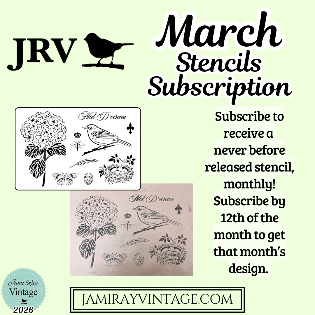 JRV Stencil Subscription | Sign Up by 03/12/26 To Get March 2026 Stencils
