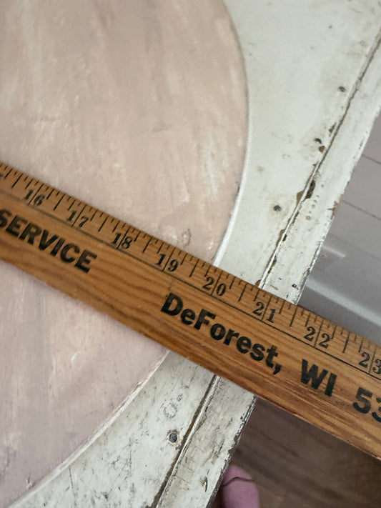 Large wood tray will get makeover