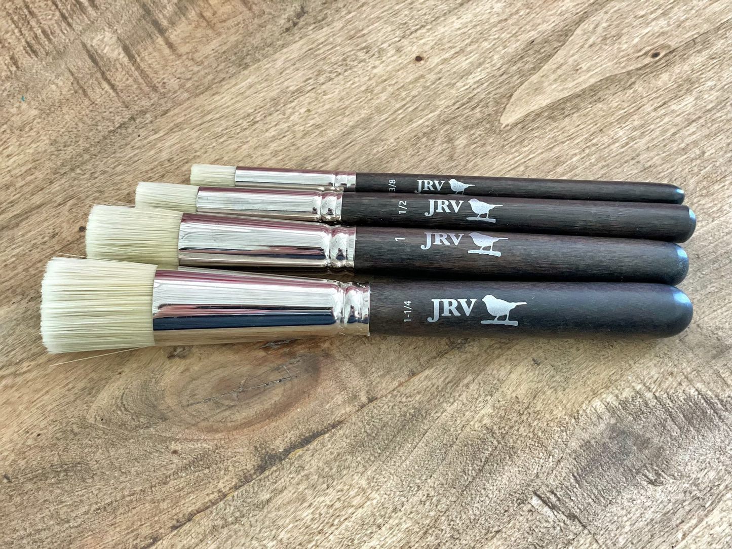 JRV Stencil Brush Bundle | Set of 4