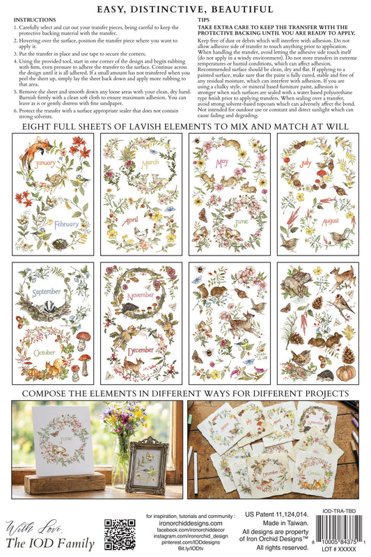 The Bramblewood Diaries | Transfer | IOD Iron Orchid Designs