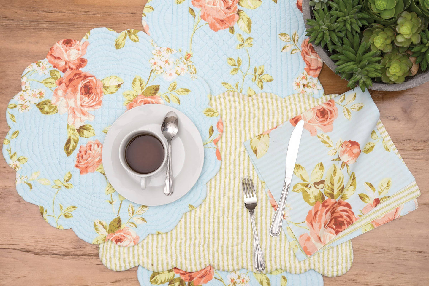 Whitney Blue Floral Napkin