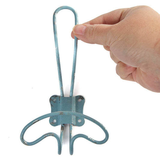 Rustic Distressed Metal Wall Hook- 9-1/4"