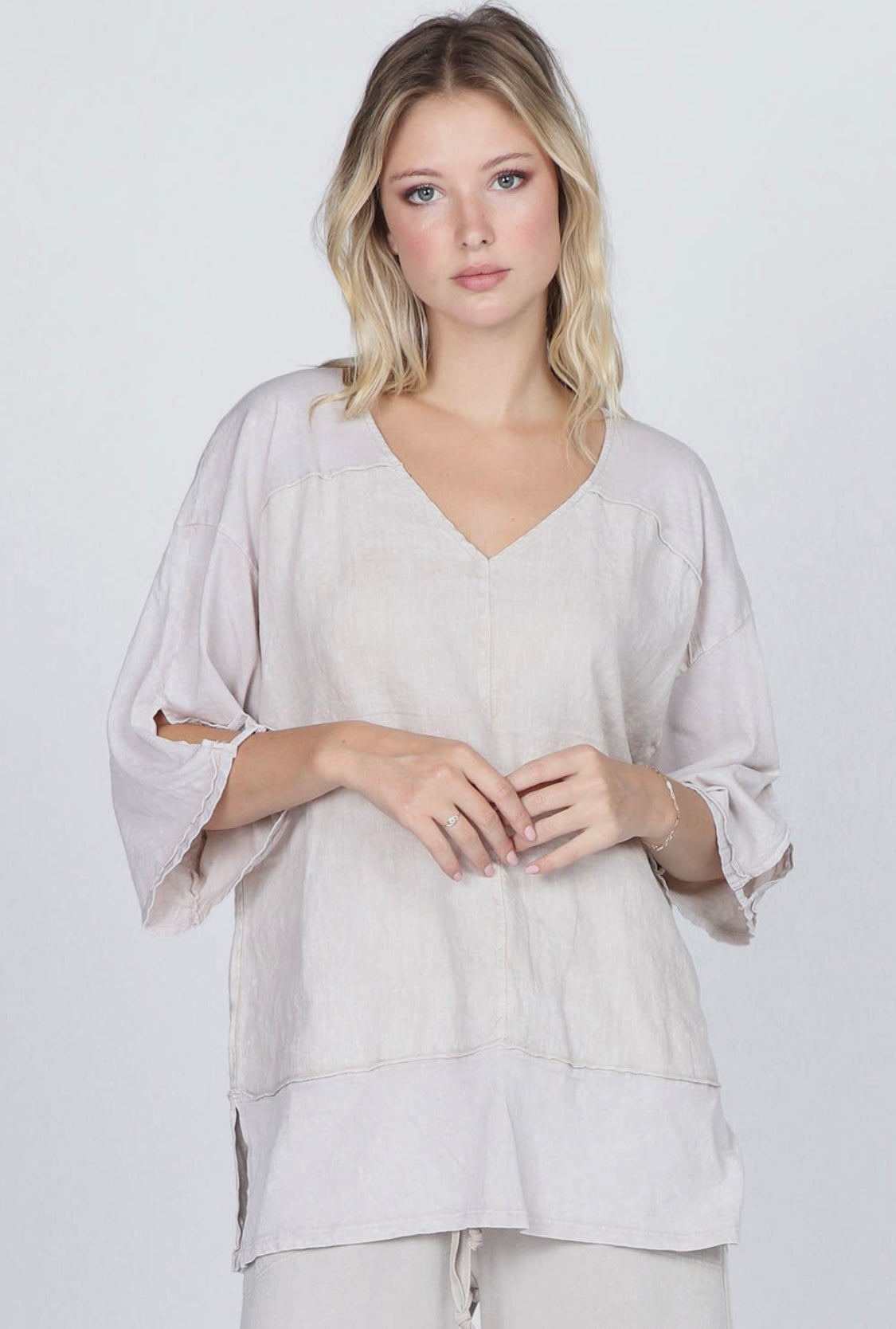 Linen Kimono Tunic