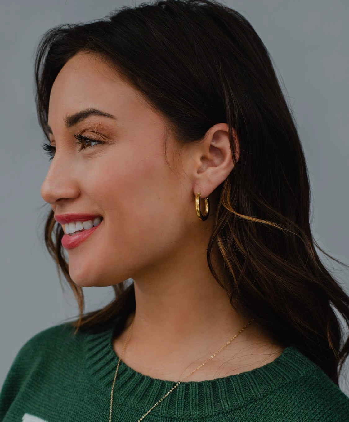 Small Gold Hoop Earrings