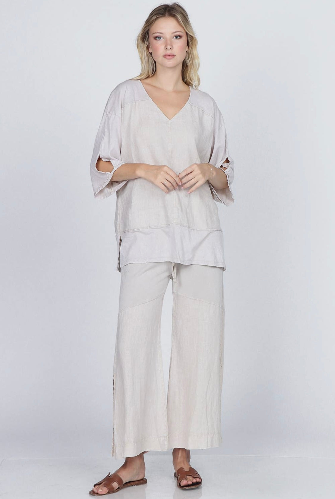 Linen Kimono Tunic