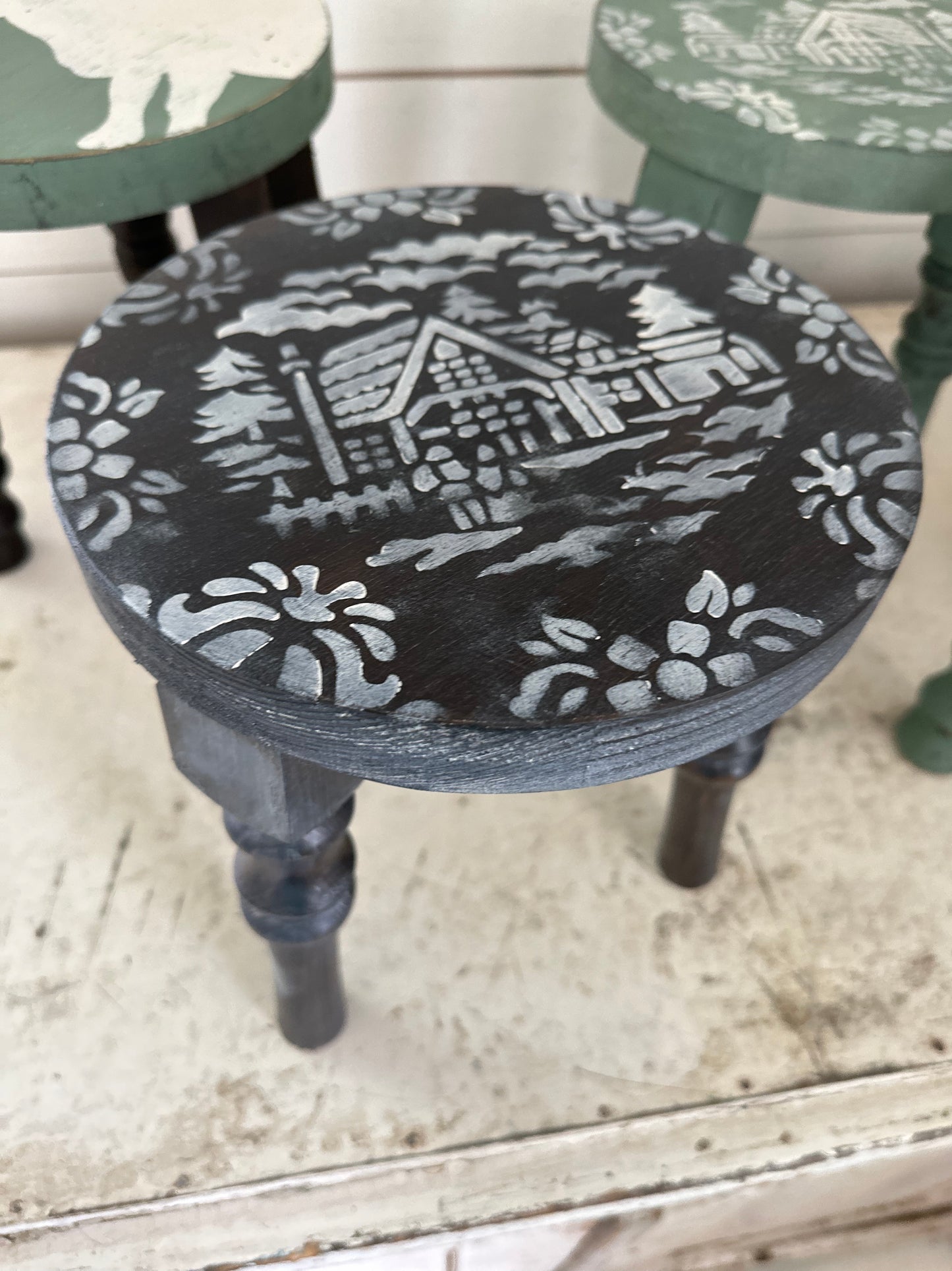 Handmade Solid Wood Milking stool - sold individually