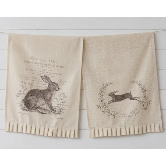The Hare Tea Towels