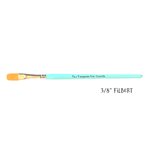 FAVORITE 1/2″ FILBERT | The Turquoise Iris Hobbyist Collection