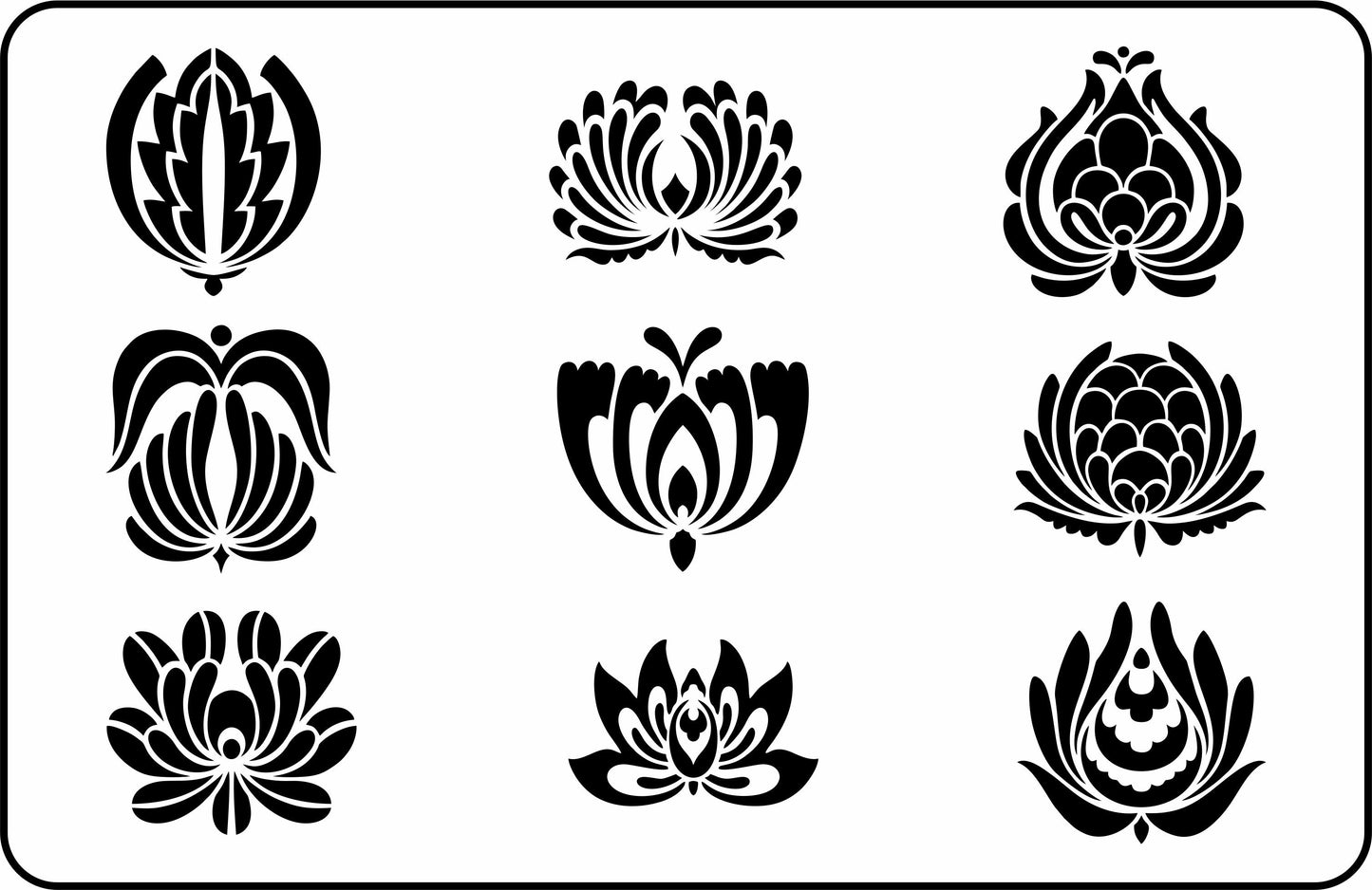 Folk Floral | JRV Stencils