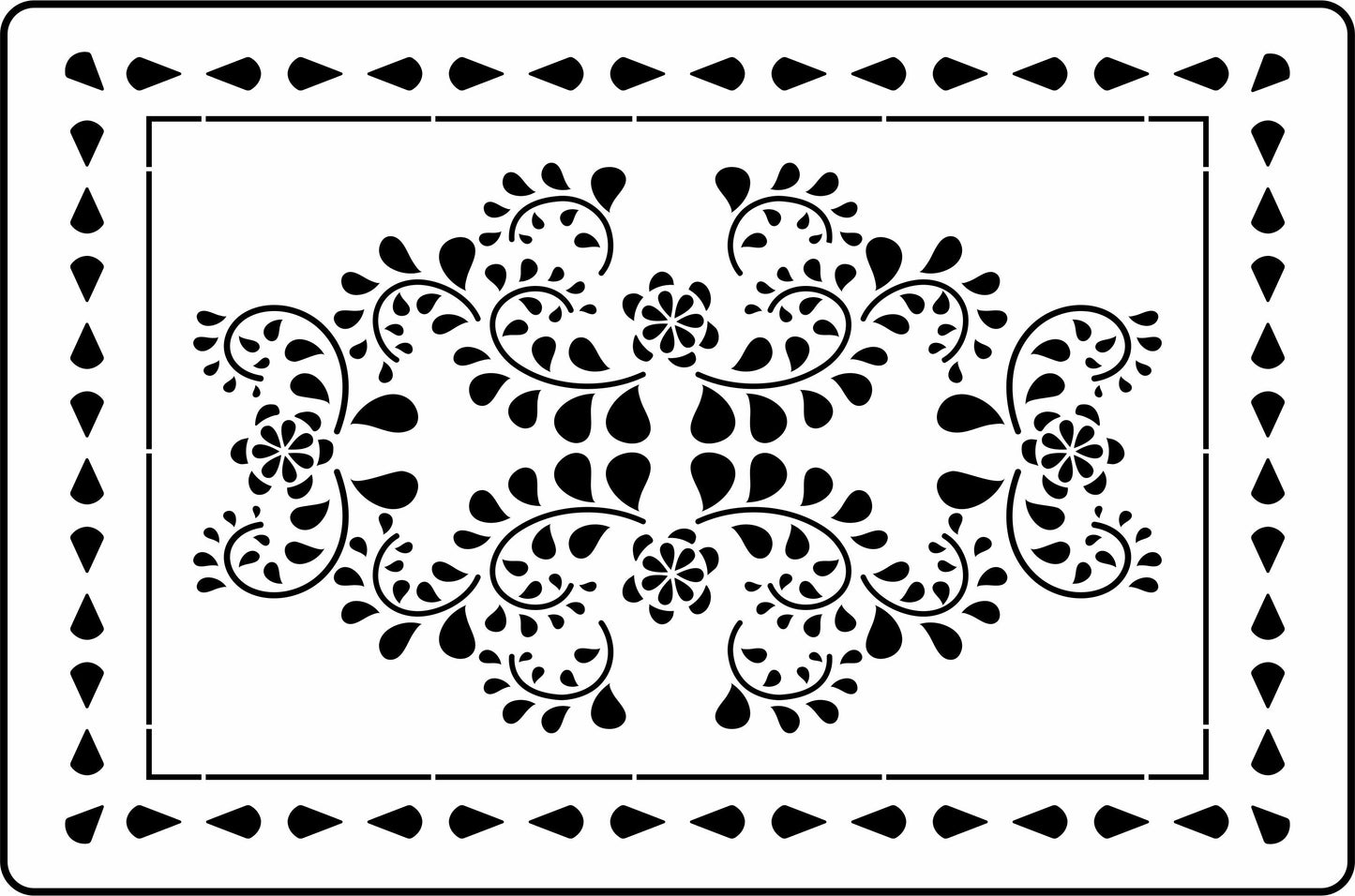 Folk Art Panel | JRV Stencils