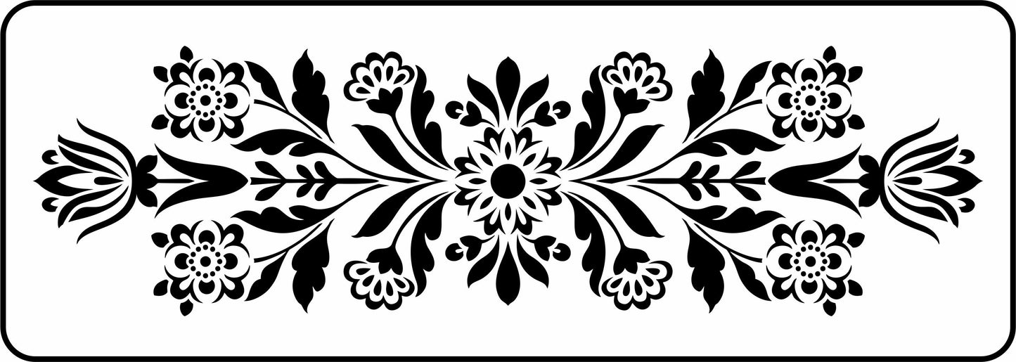 Folk Floral Swag | JRV Stencils