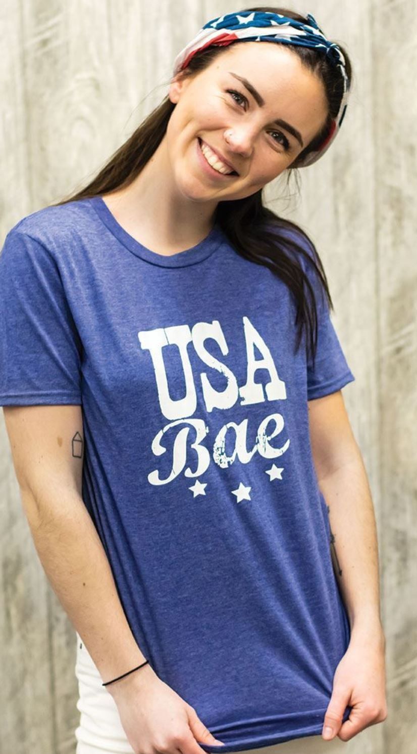 American Bae Graphic Tee USA