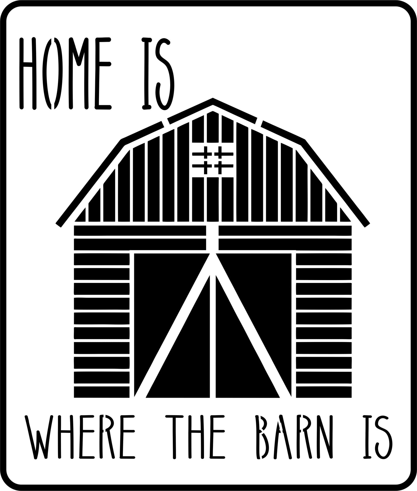 Barn | JRV Stencils