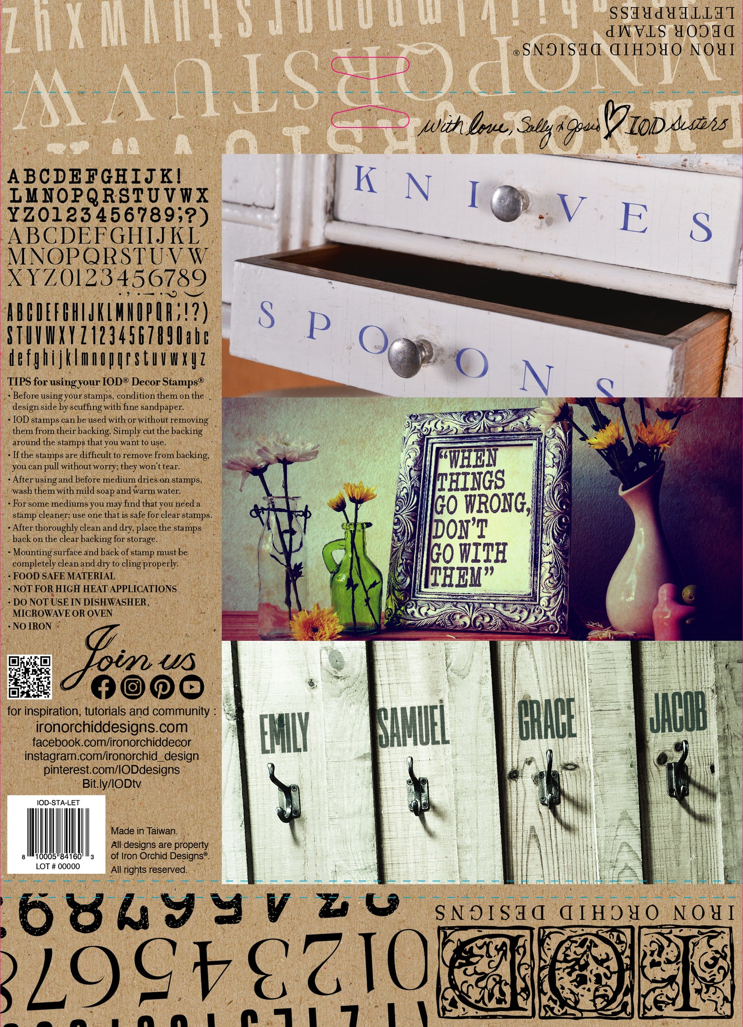 Letterpress | Stamp | IOD Iron Orchids Designs