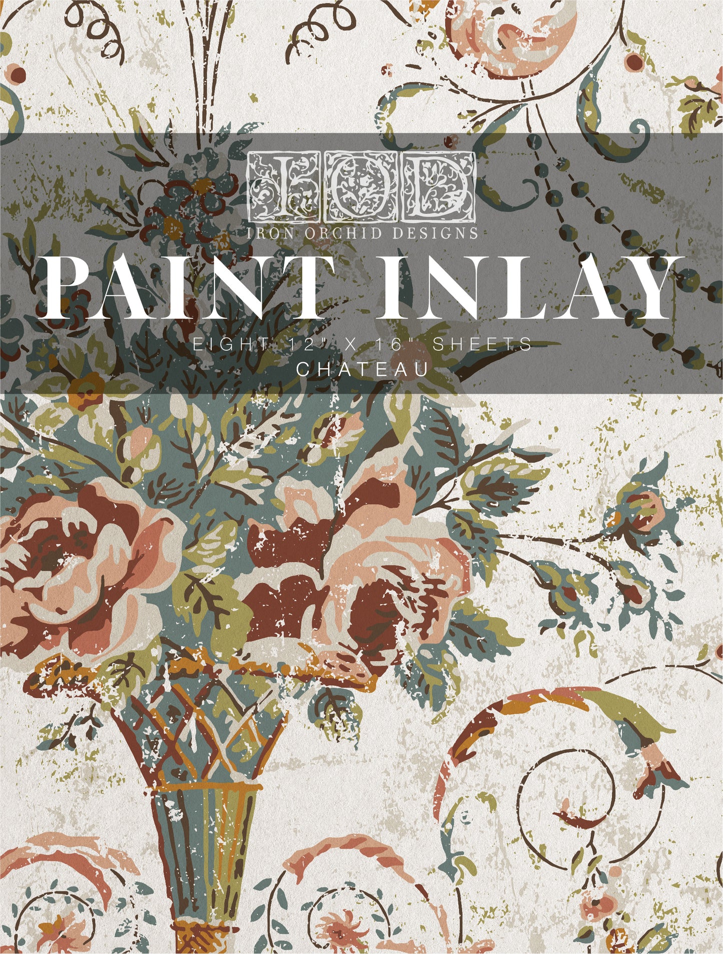 Iron Orchid Designs Chateau | IOD Paint Inlay