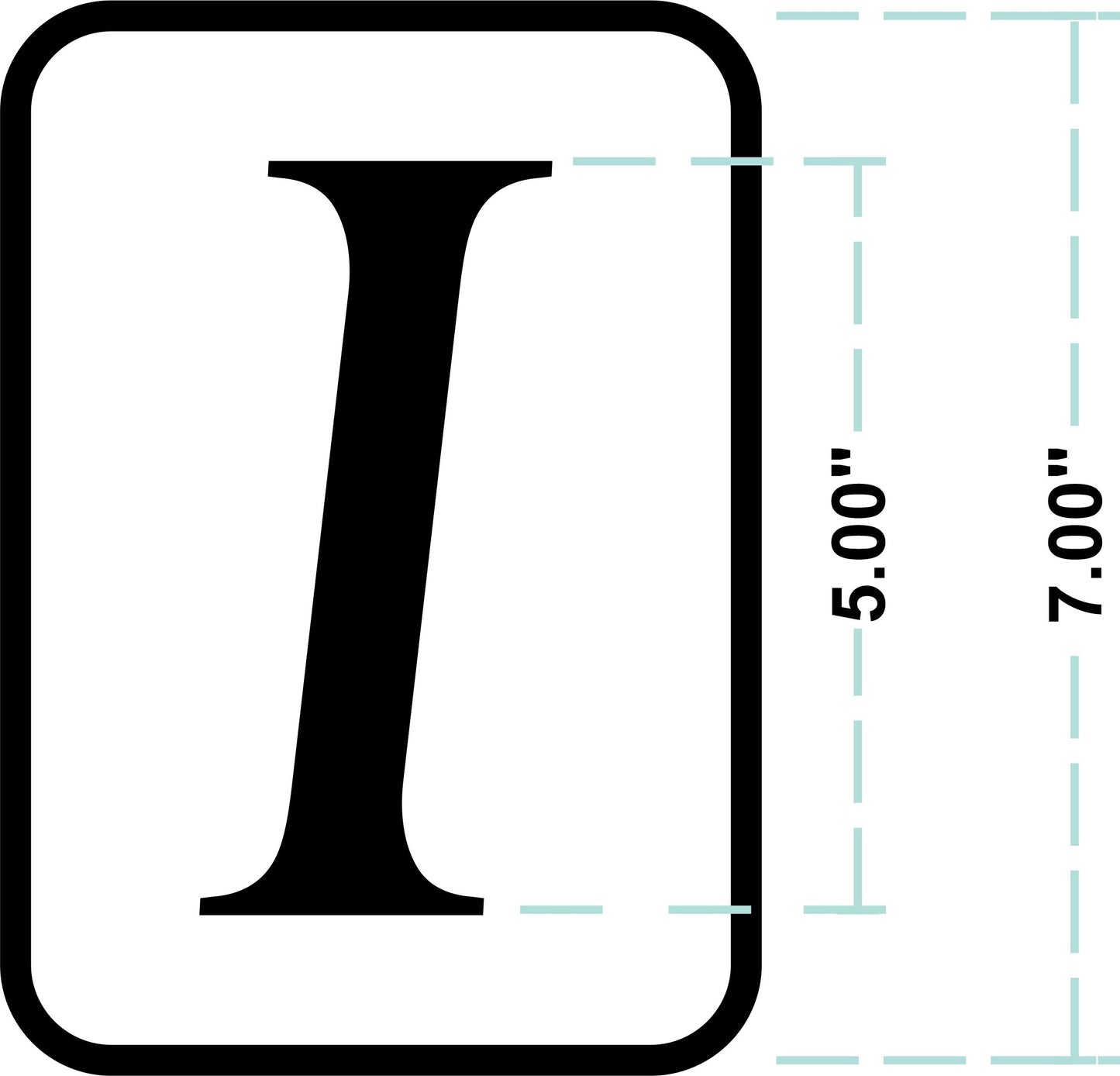 5" Number Set | JRV Stencils