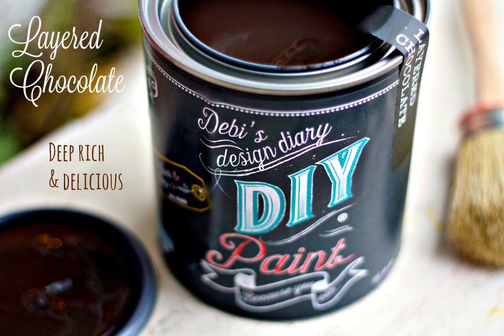 Layered Chocolate | DIY Paint