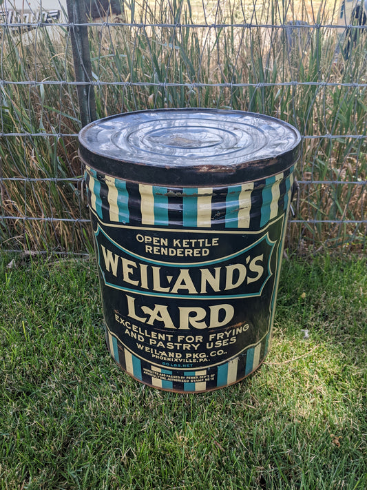Vintage Weiland Tin