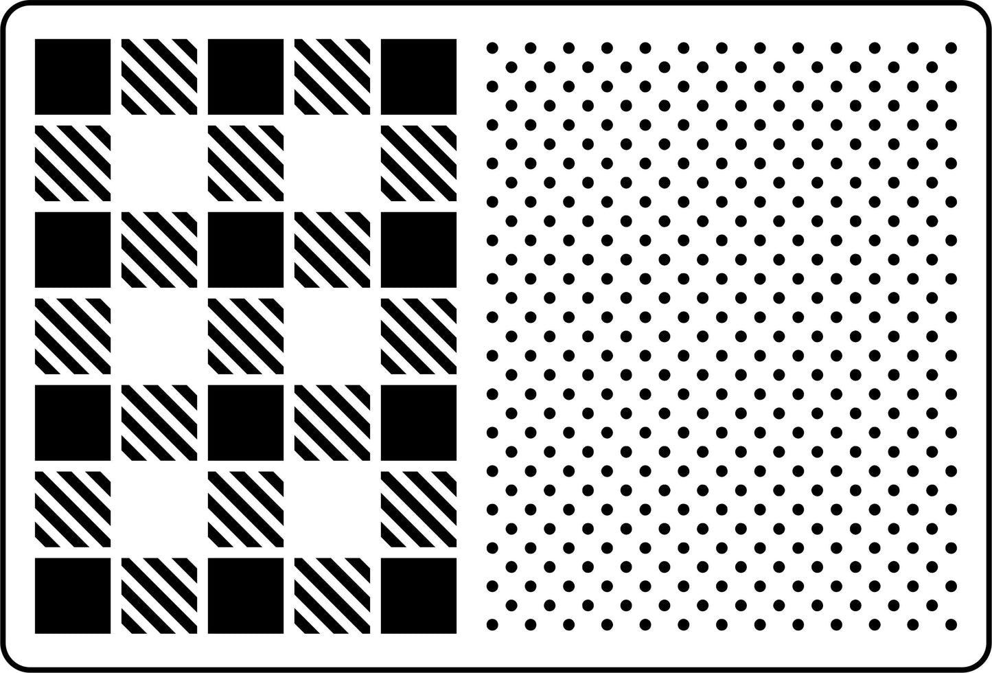 Plaid & Dots | JRV Stencils