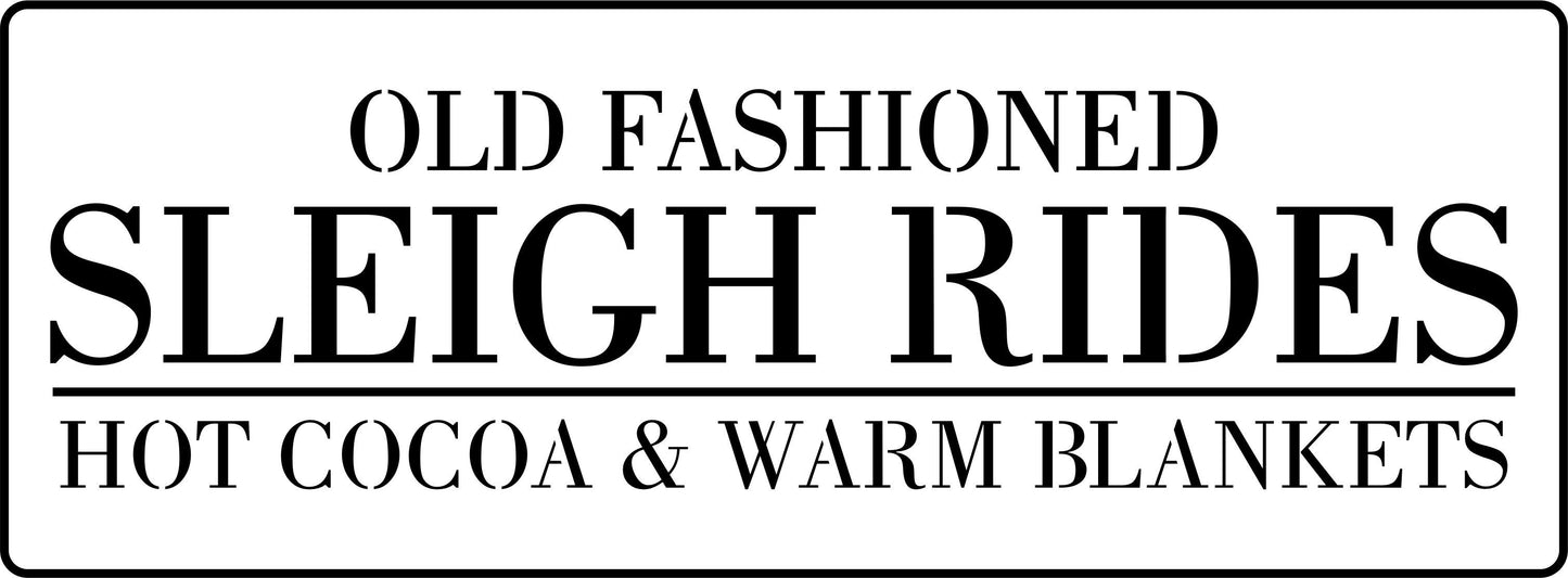 Sleigh Rides | JRV Stencils
