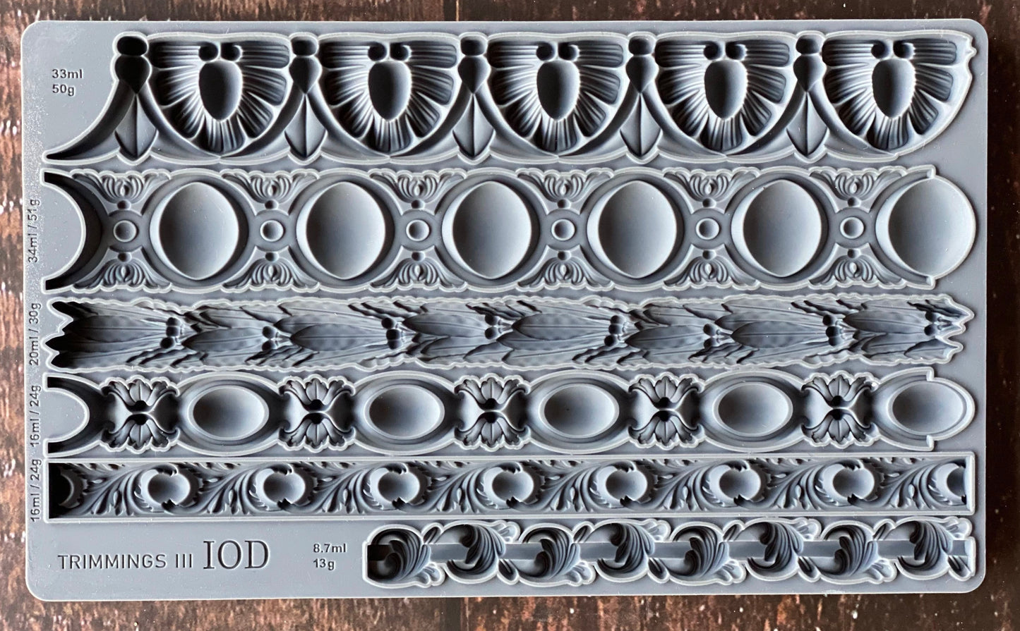 Trimmings 3 | Mould | IOD Iron Orchid Designs
