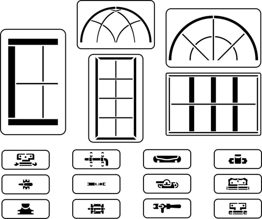 Window Maker Set | JRV Stencils