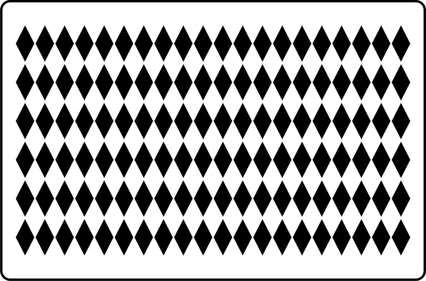 Harlequin Pattern | JRV Stencils