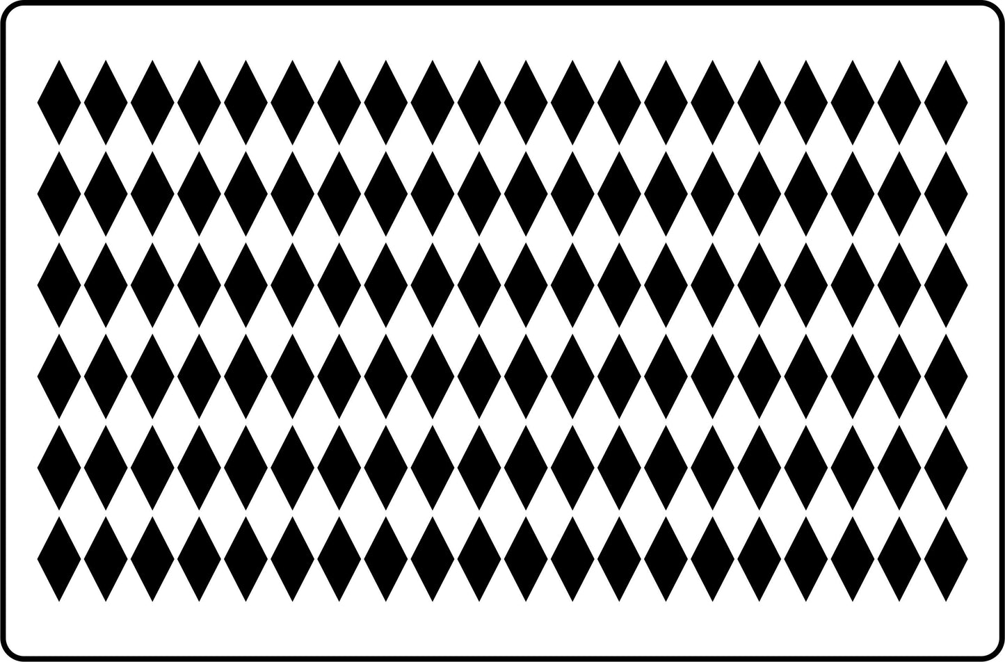 Harlequin Pattern | JRV Stencils