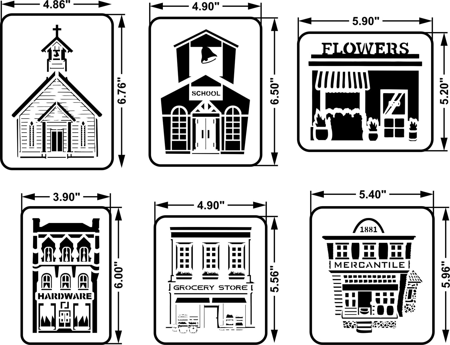 Main Street Minis | JRV Stencils
