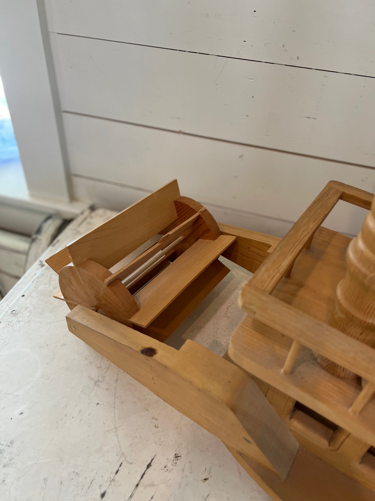 Wood Steamboat Handmade