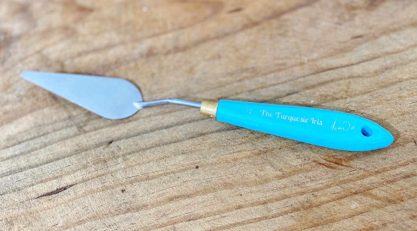 #22 Palette Knife | The Turquoise Iris