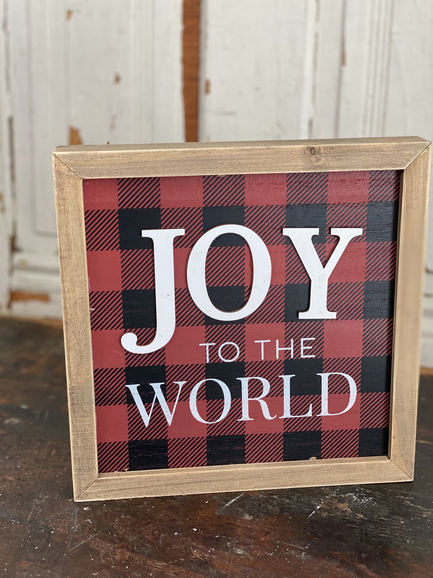 Buffalo Check Christmas Signs