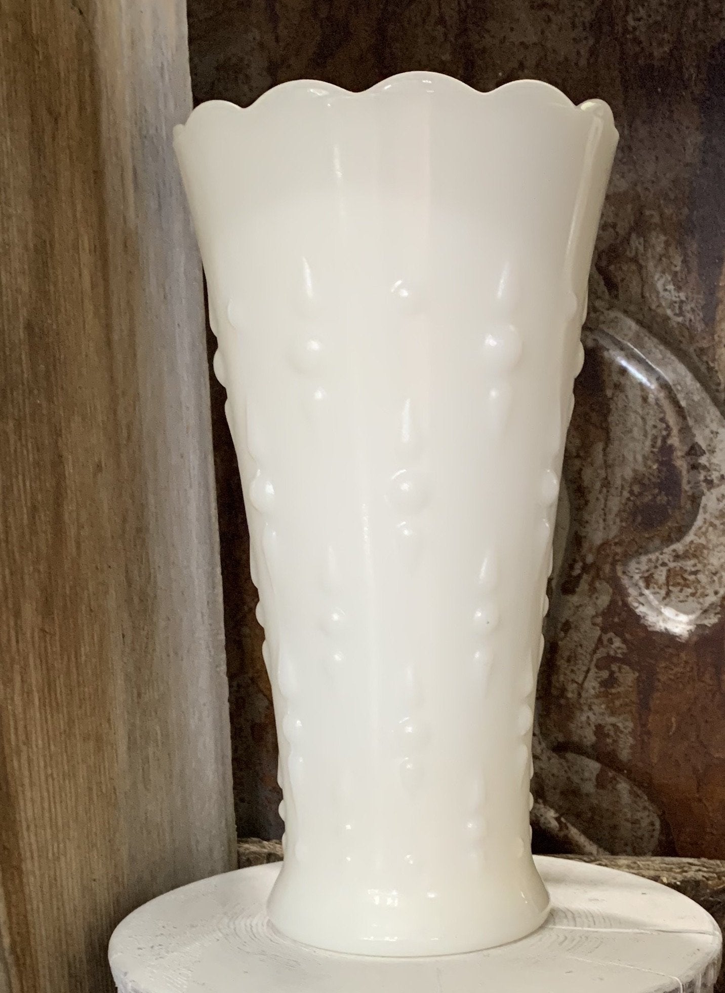 Medium Milk Glass Vase