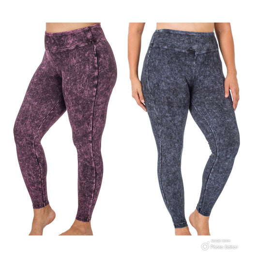 Mineral Washed Leggings*