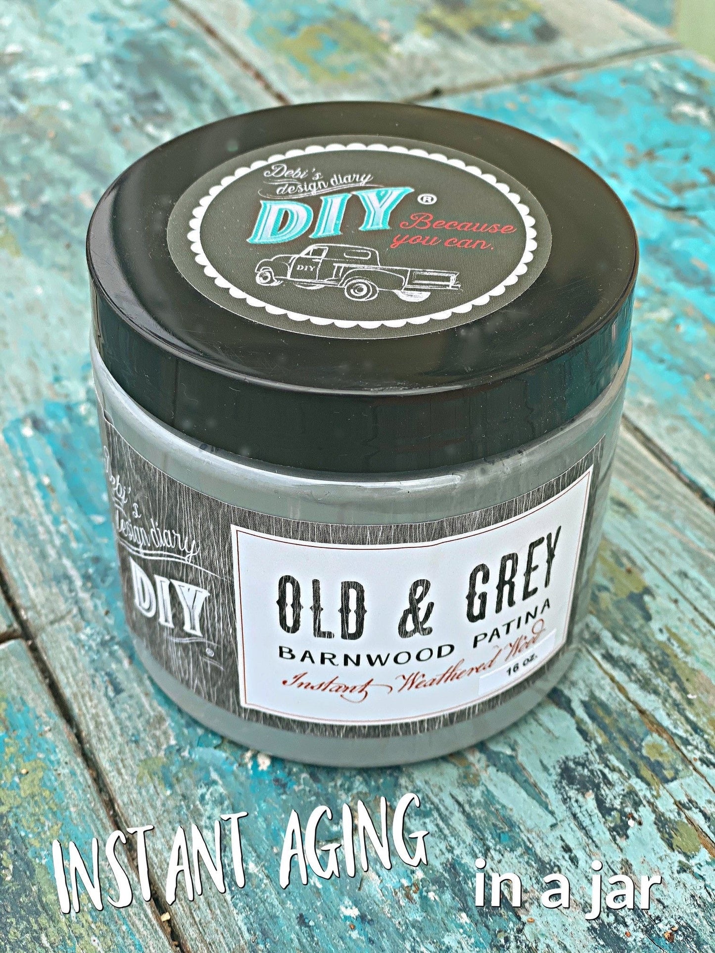 Old & Grey Barnwood Patina | DIY Paint Co DIY Paint