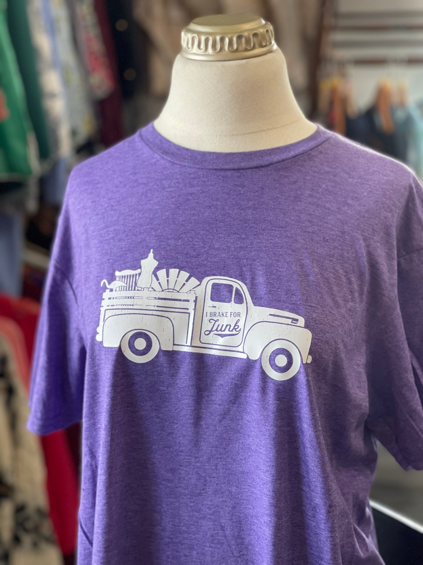 I Brake For Junk Graphic Tee