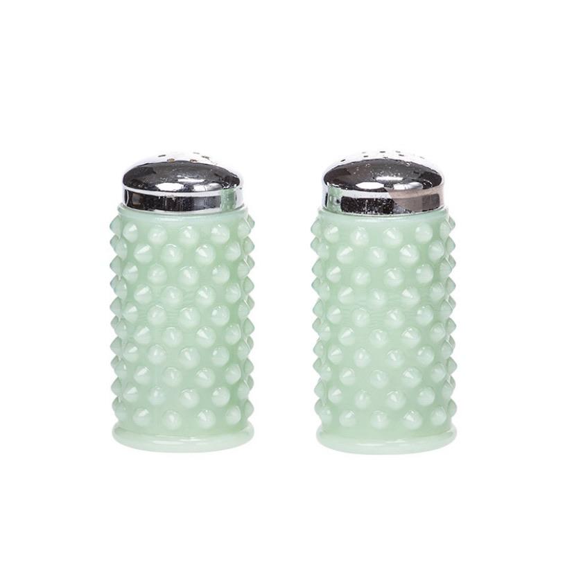 Jadeite Gigi Salt & Pepper Shakers