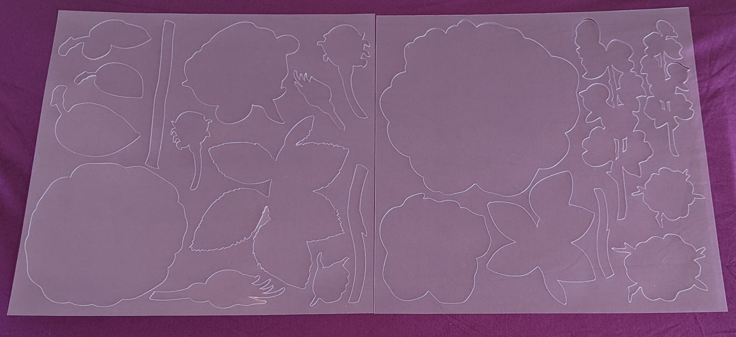 Fronds | Stamp Mask | Discontinued IOD Iron Orchids Designs