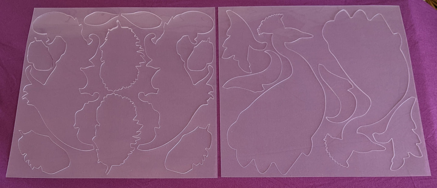 Pavo | Stamp Mask | Discontinued IOD Iron Orchids Designs