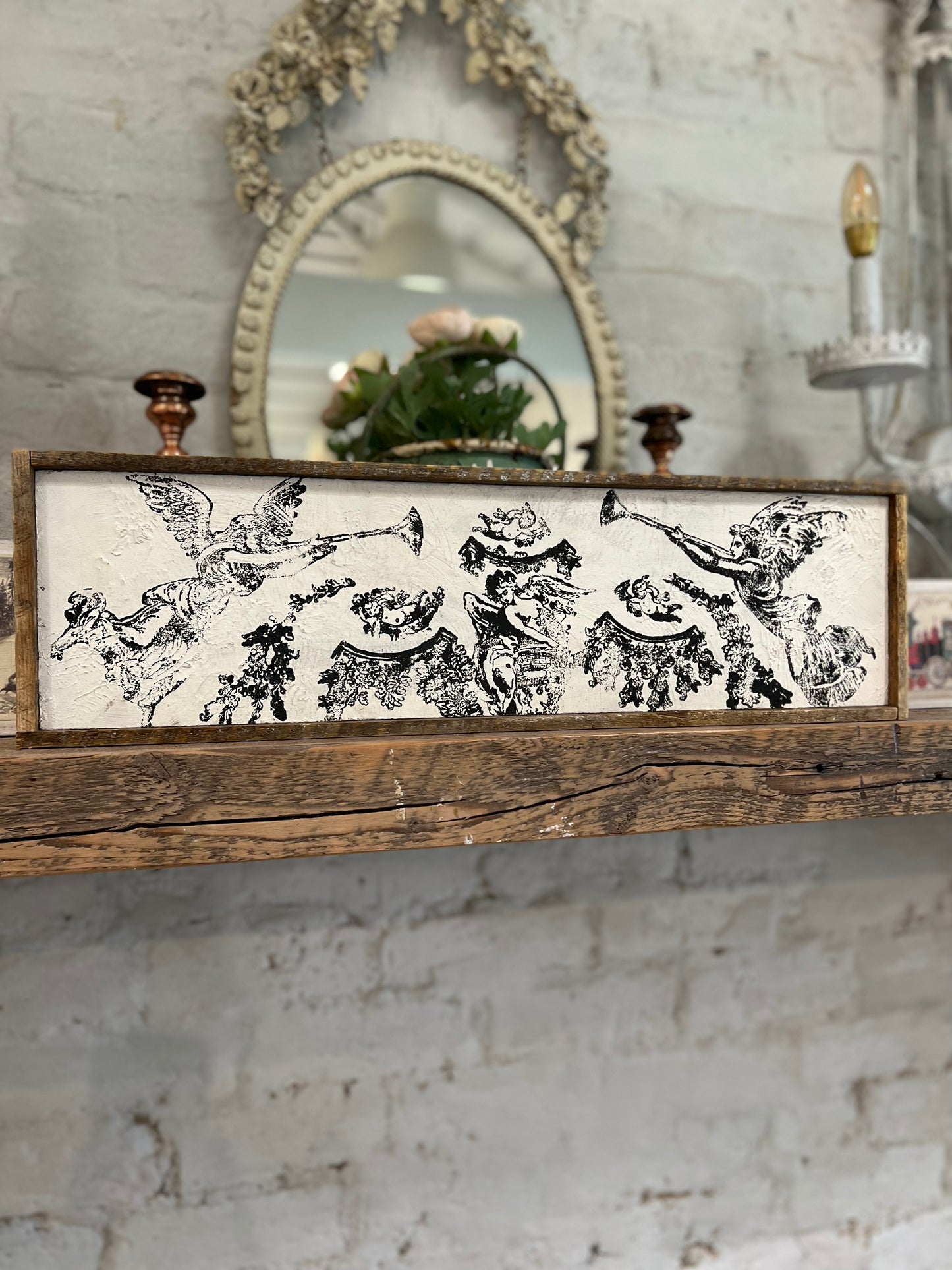 Hand Painted Heavenly Angel Sign