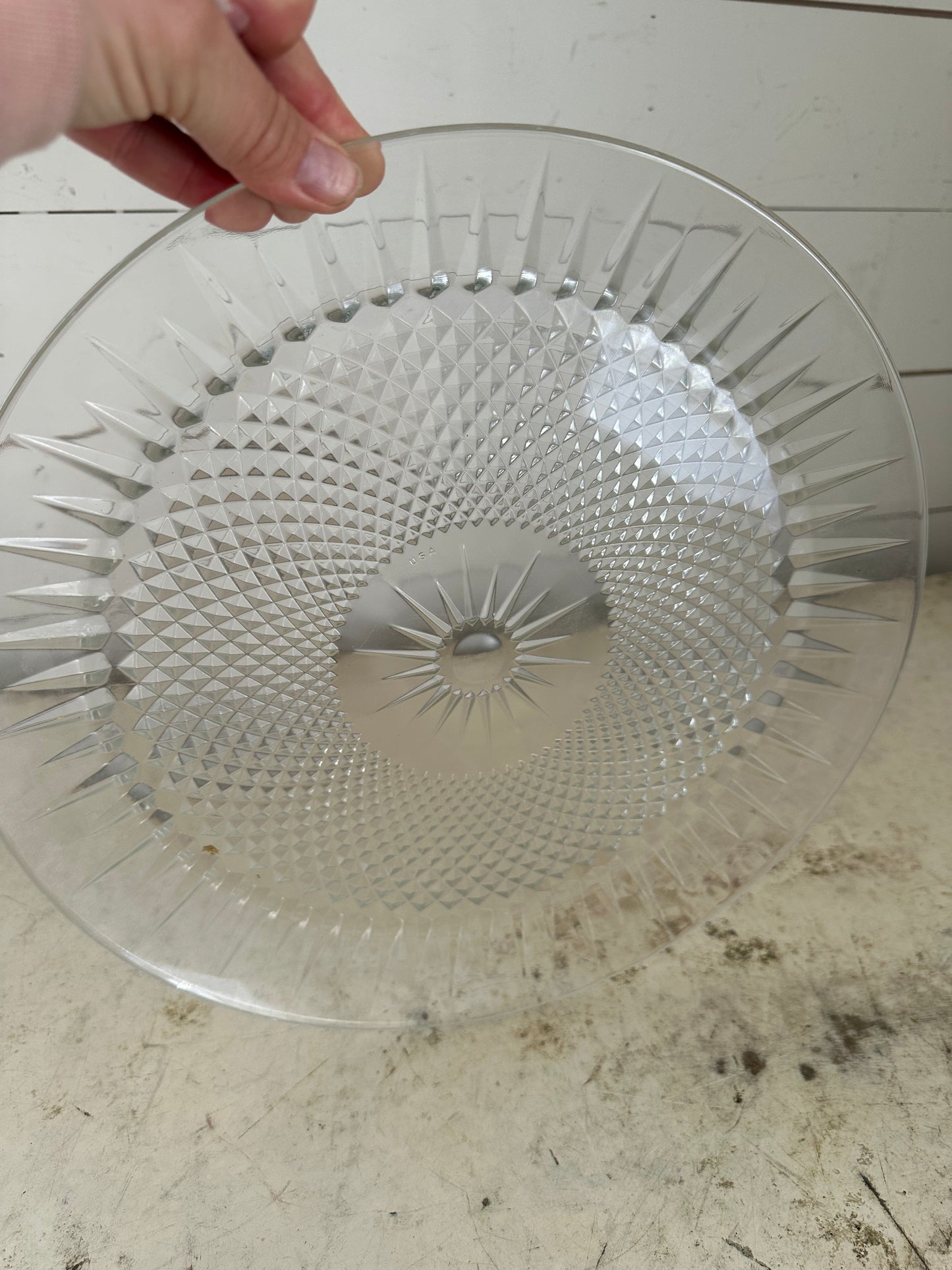 Vintage Glass Plate