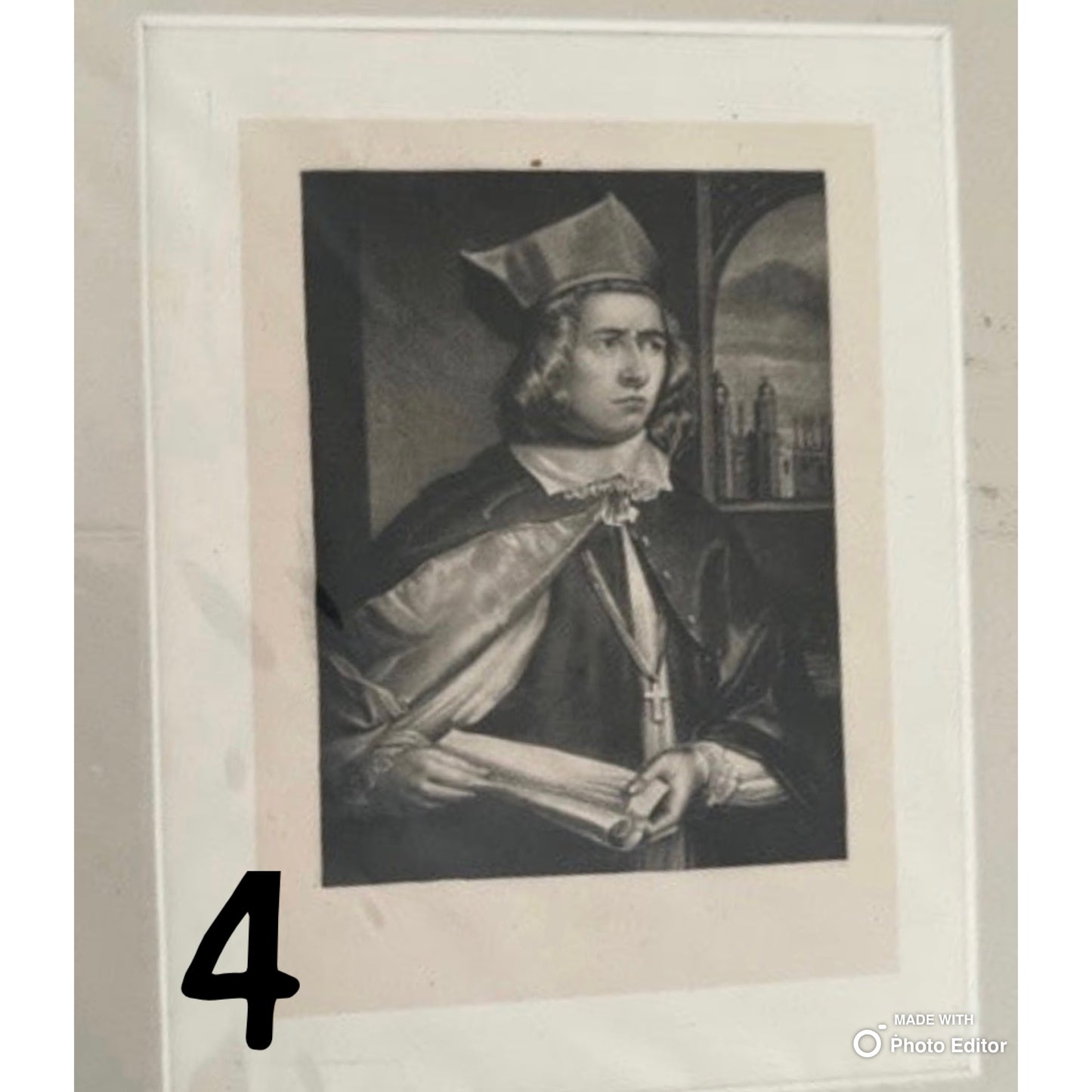 Vintage Matted Print