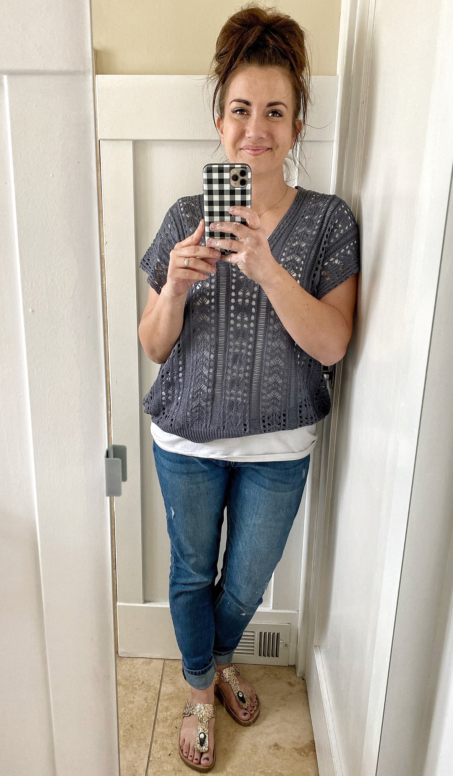 Gold Glitter Fake Birks