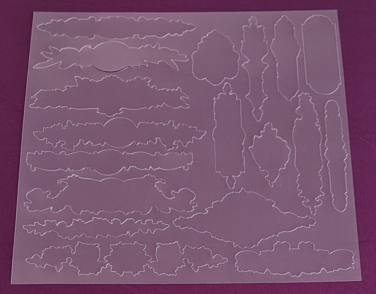 Backplates | Stamp Mask | Discontinued IOD Iron Orchids Designs