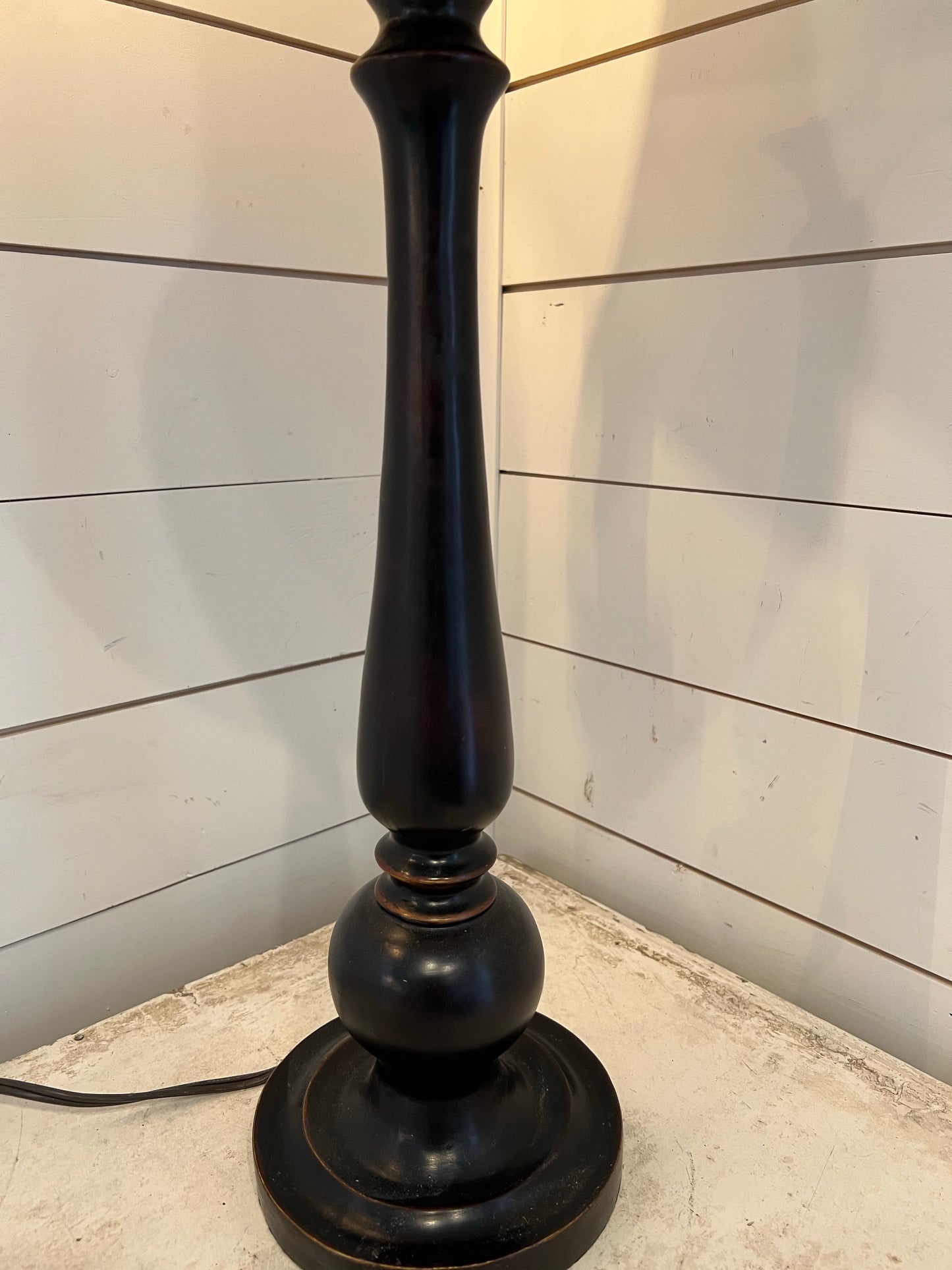 Tall Lamp with microfiber shade