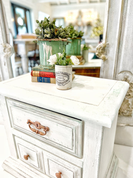 Textured Vintage Nightstand Jami Ray Vintage