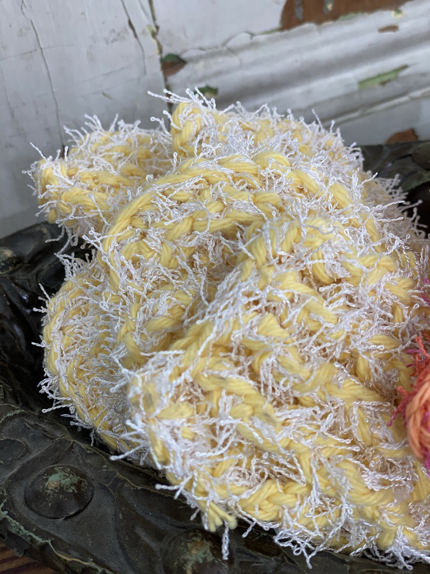 Hand crocheted scrubbies