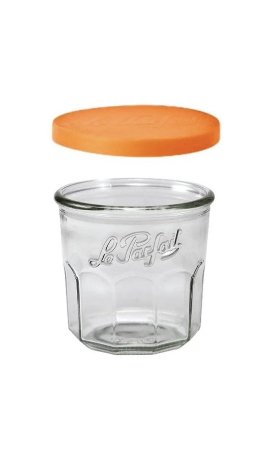 French Jam Pot Faceted Drinking Glass